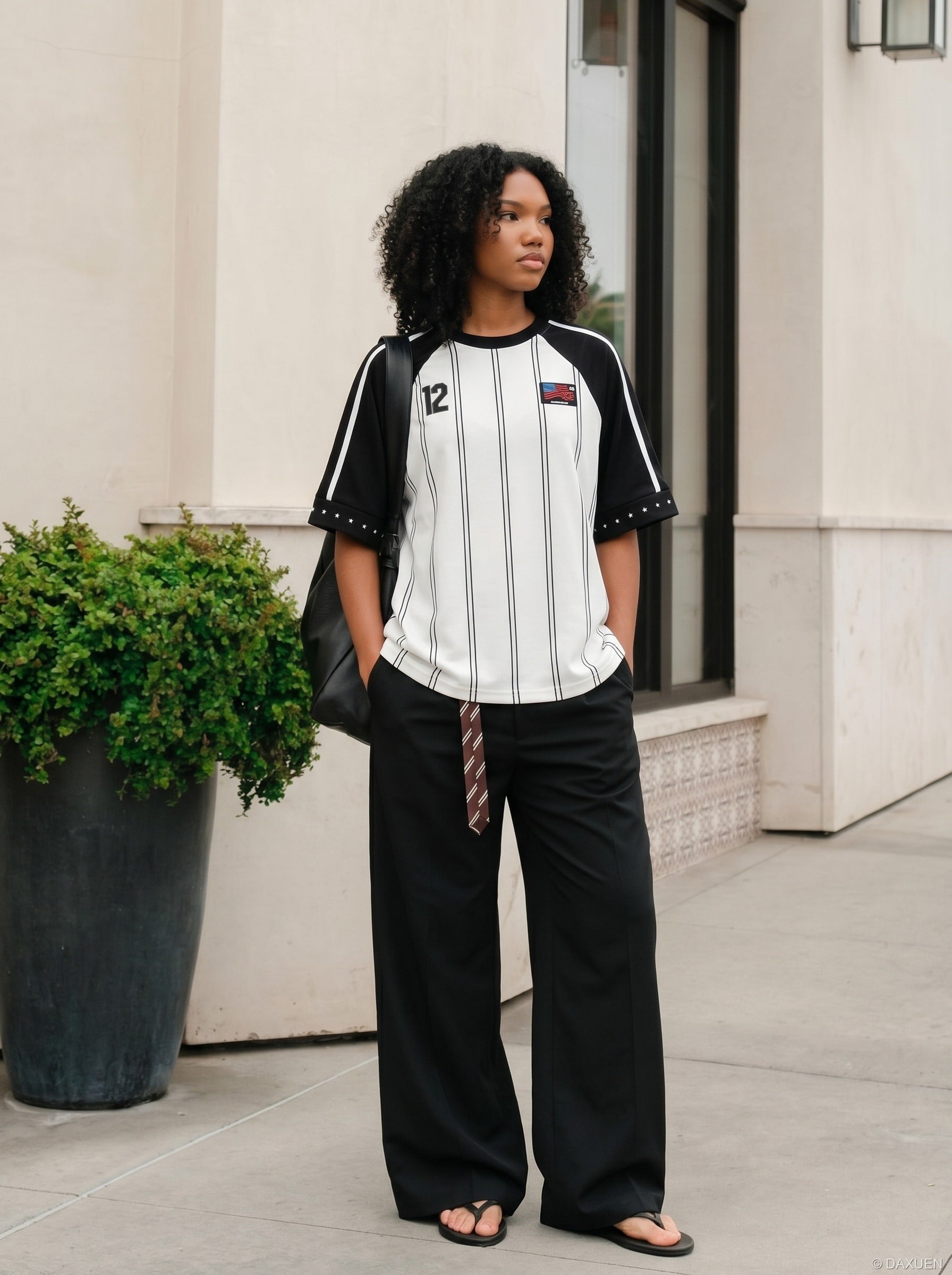 Away Kit Pinstripe Raglan Tee