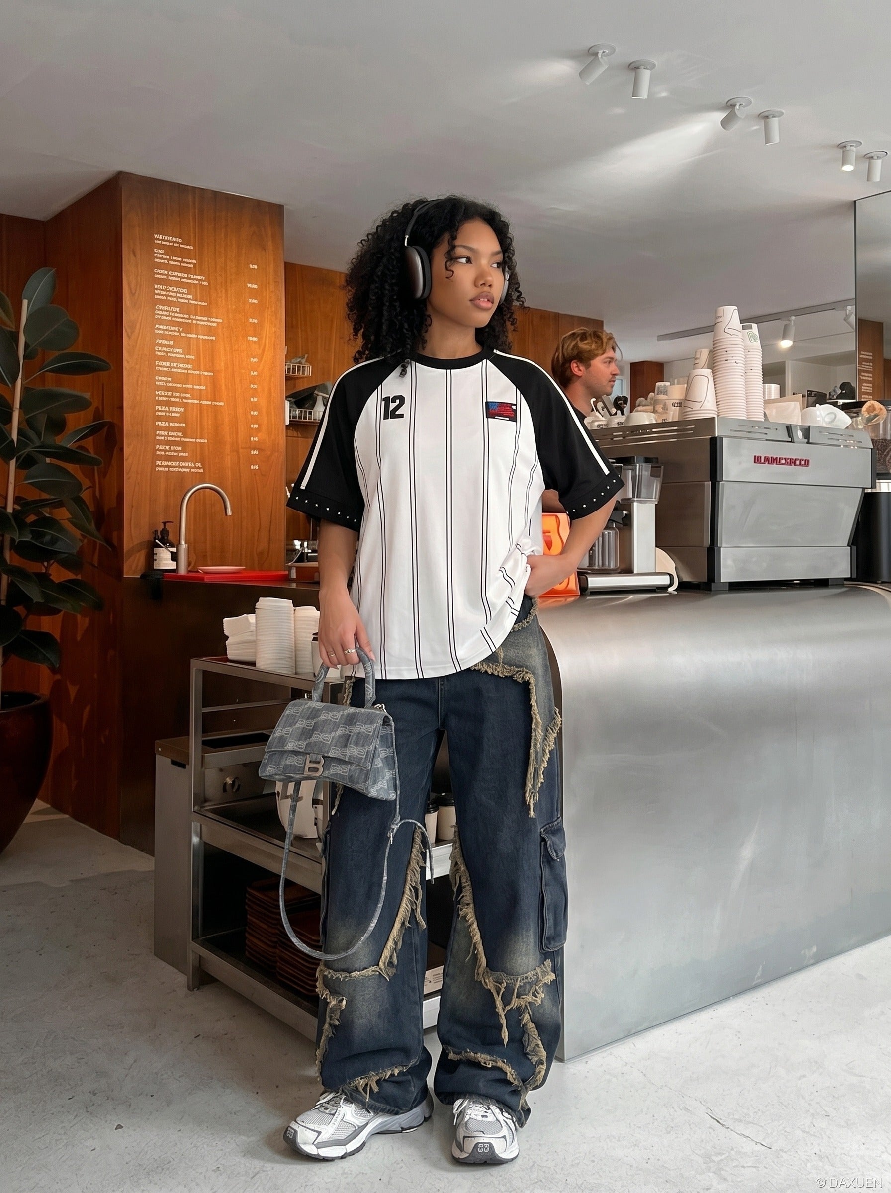 Away Kit Pinstripe Raglan Tee