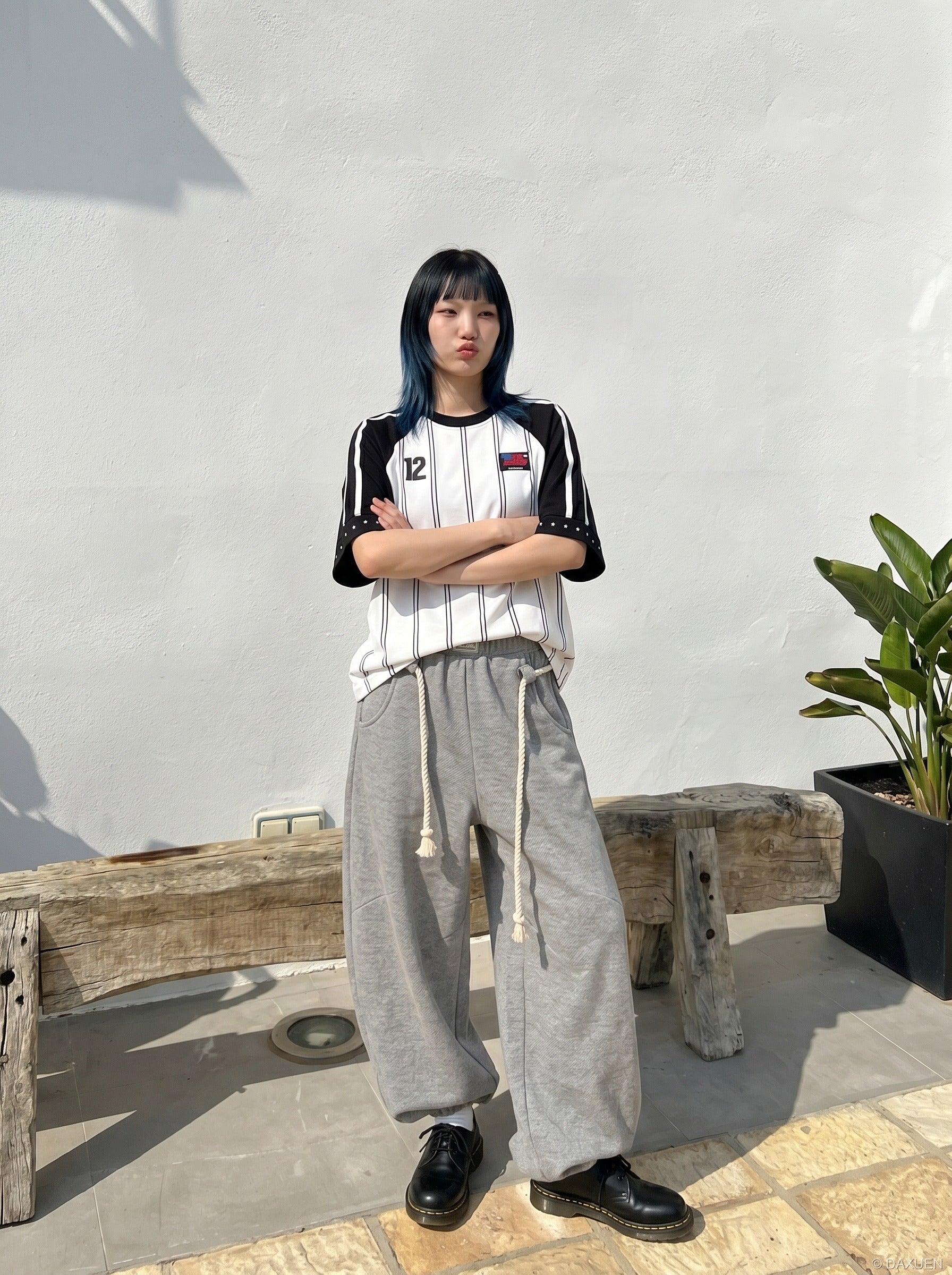 Away Kit Pinstripe Raglan Tee