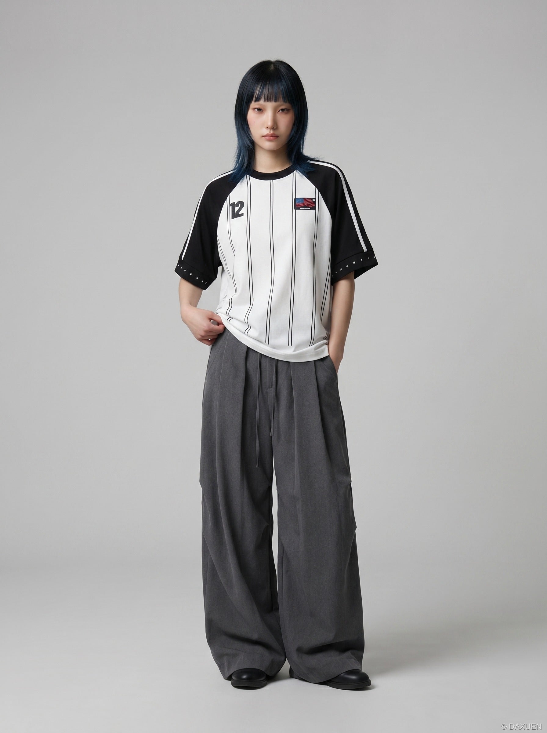Away Kit Pinstripe Raglan Tee