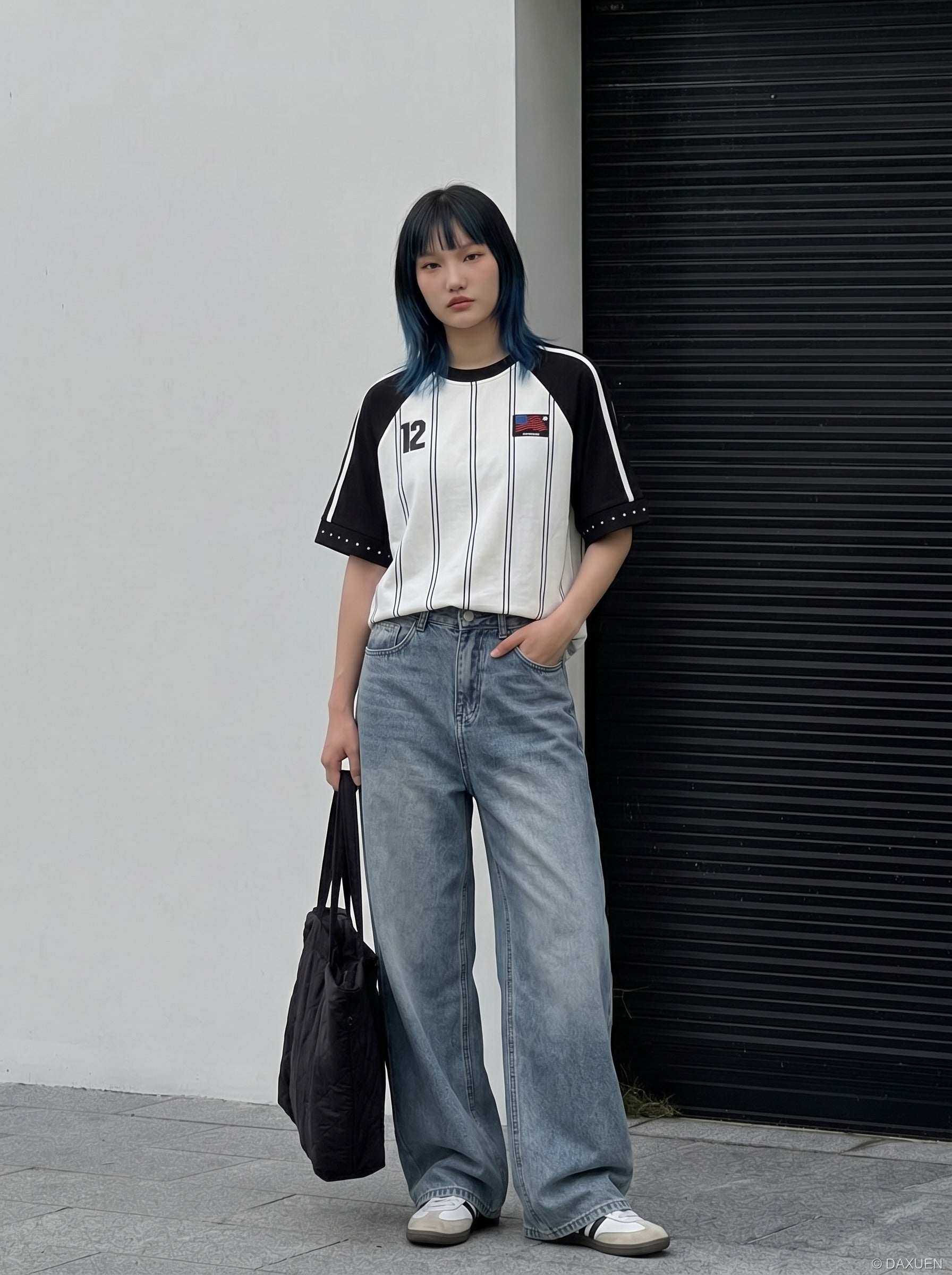 Away Kit Pinstripe Raglan Tee