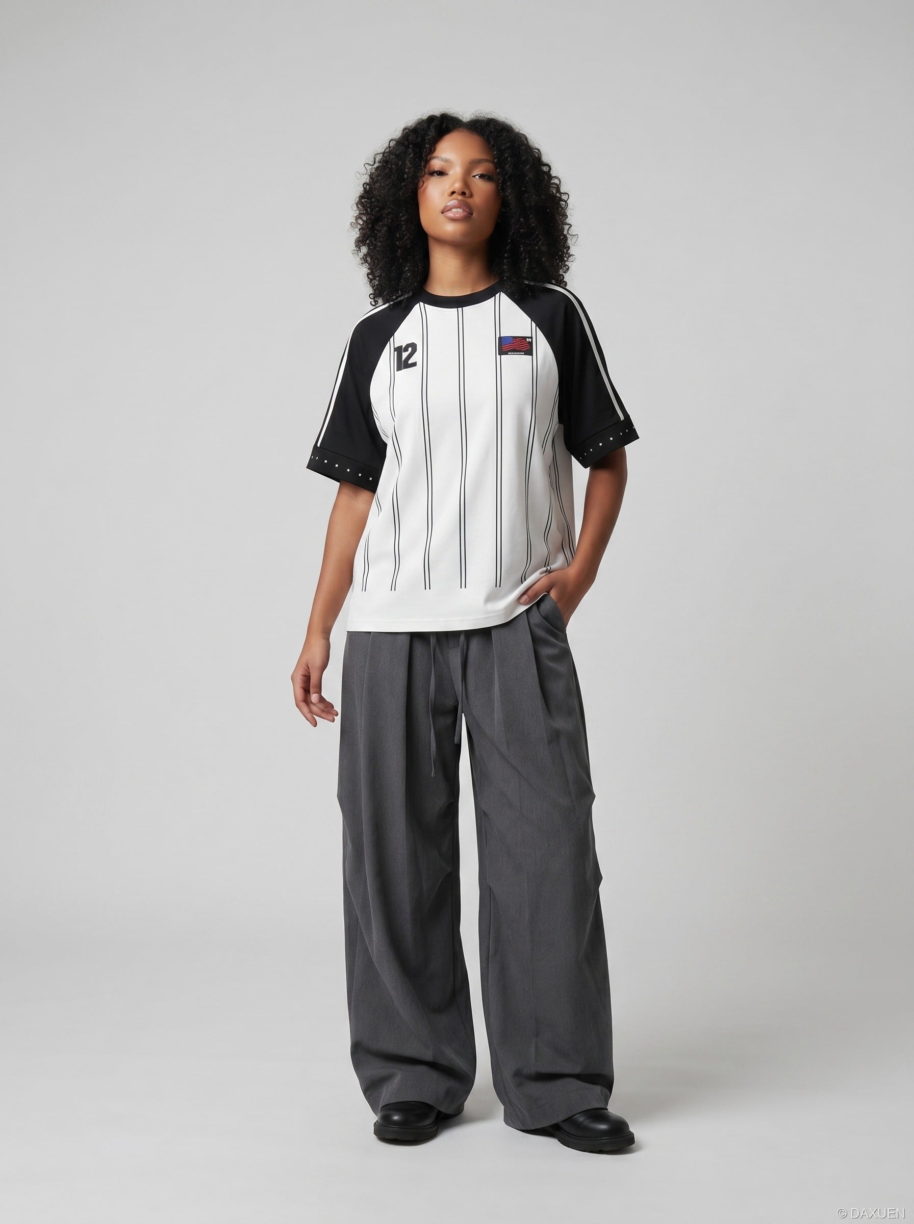 Away Kit Pinstripe Raglan Tee