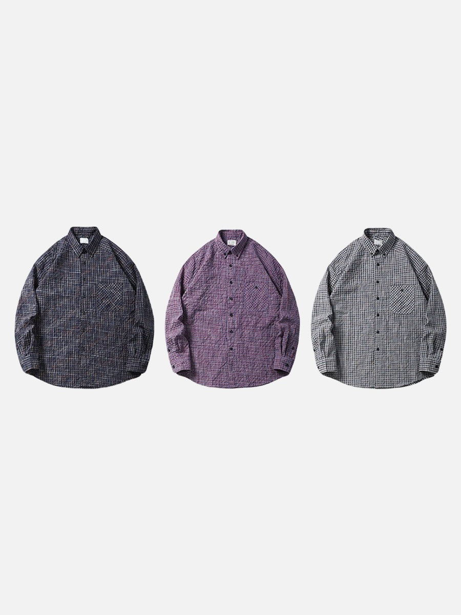 Vibe Grid Check Long Sleeve Shirt