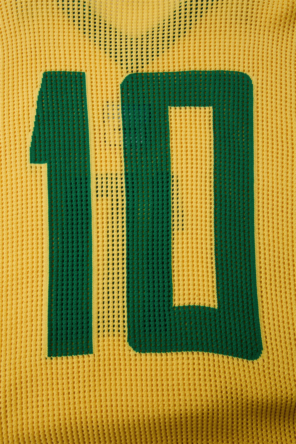 Vibrant Yellow Mesh Polo with Emblem 10