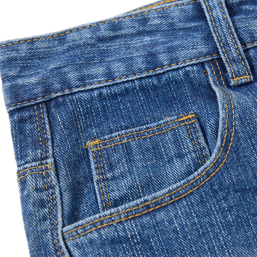 Vintage Flared Blue Denim Jeans