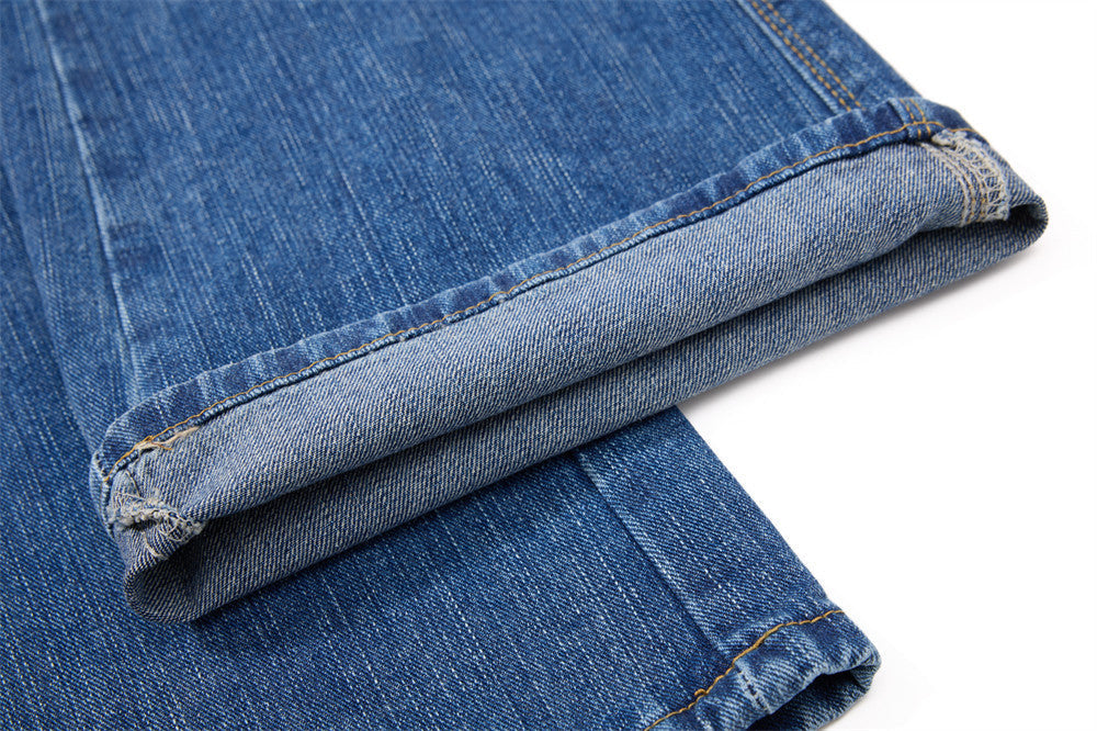 Vintage Flared Blue Denim Jeans