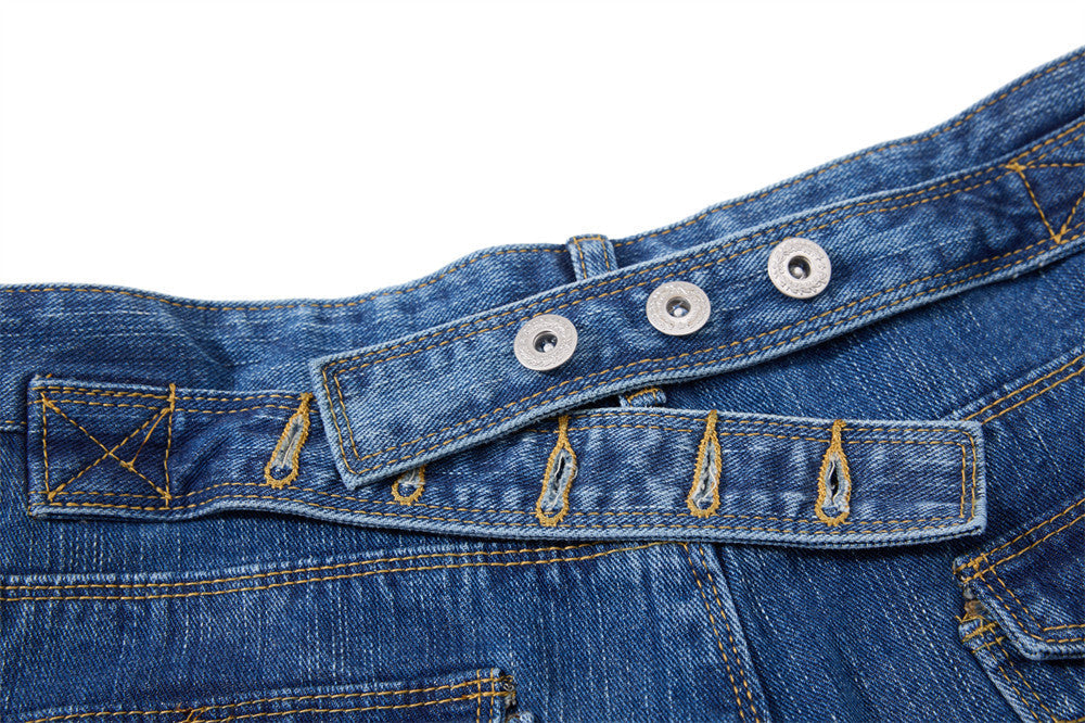 Vintage Flared Blue Denim Jeans