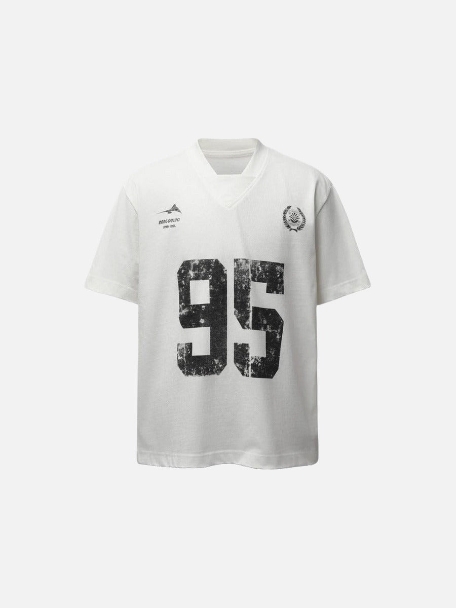 Vintage Graphic V-Neck Tee