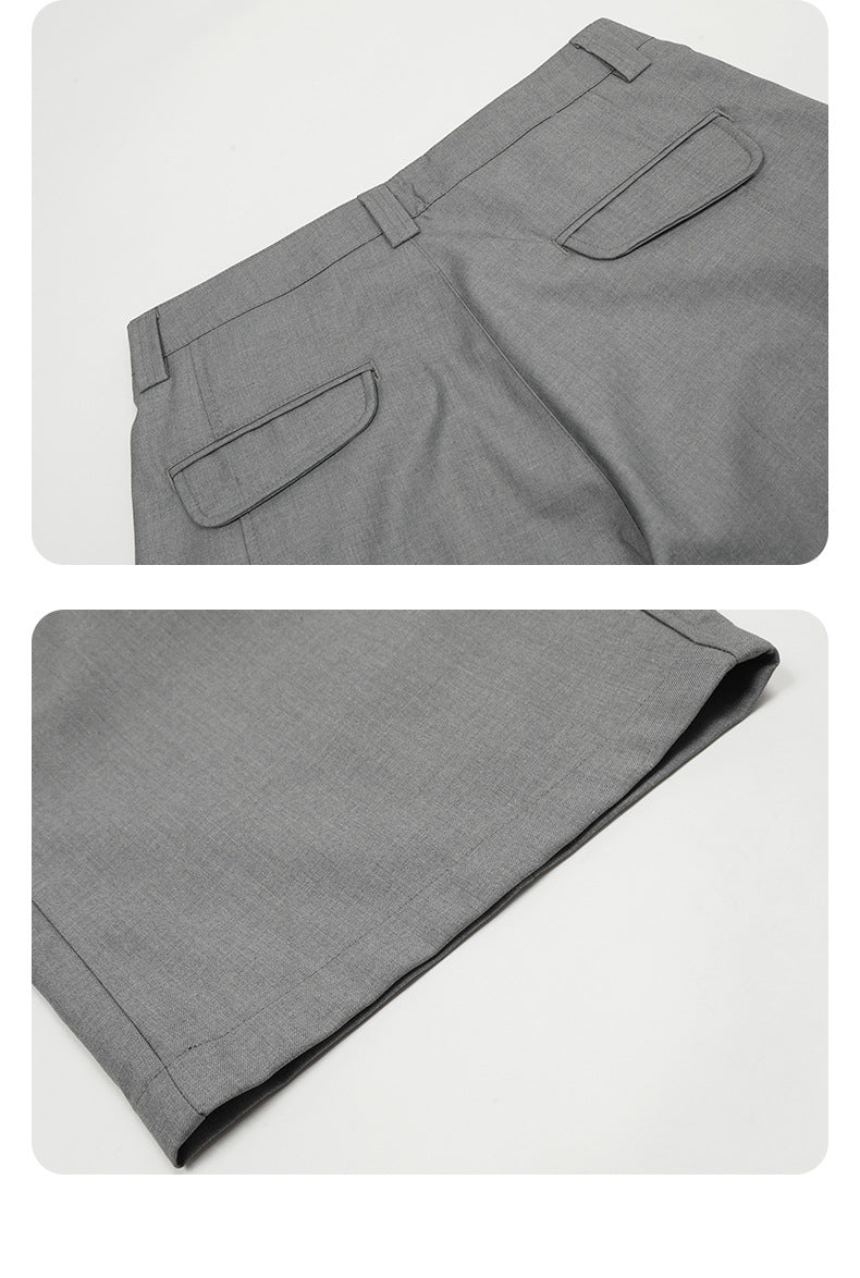 Voluminous Grey Wide-Leg Trousers