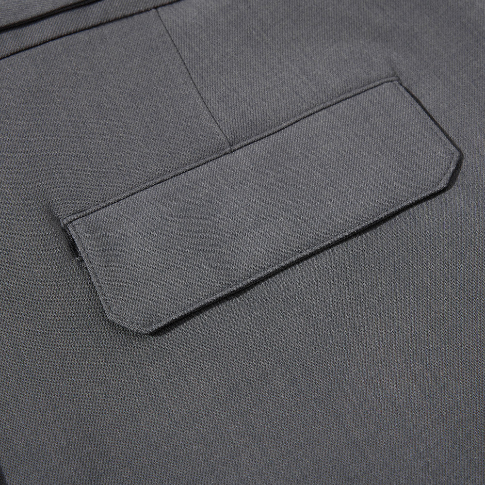 Voluminous High-Waisted Trousers with Belt
