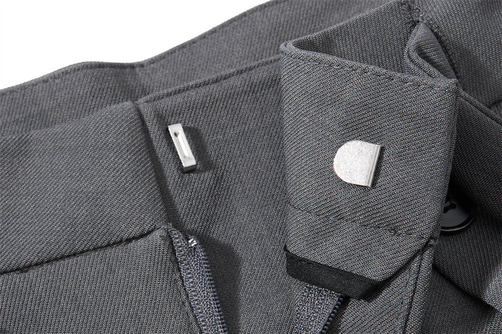 Voluminous High-Waisted Trousers with Belt