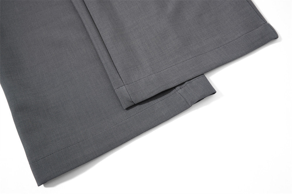 Voluminous High-Waisted Trousers with Belt