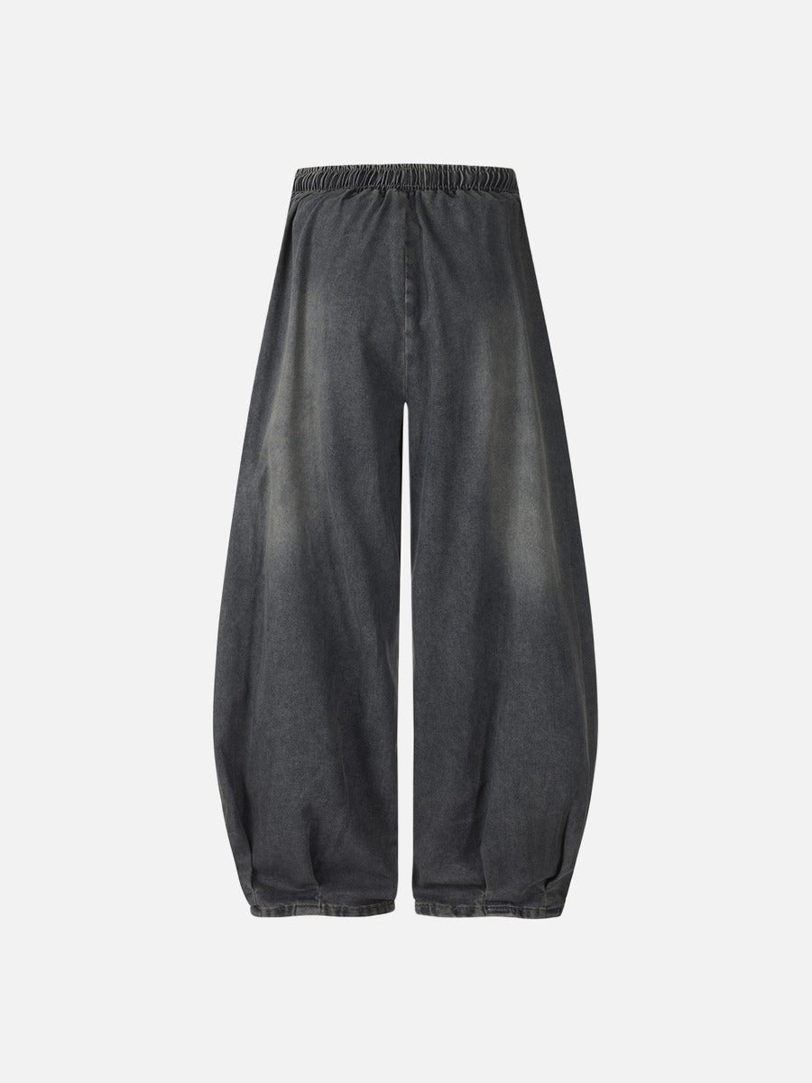 DAXUEN washed dark grey balloon pants