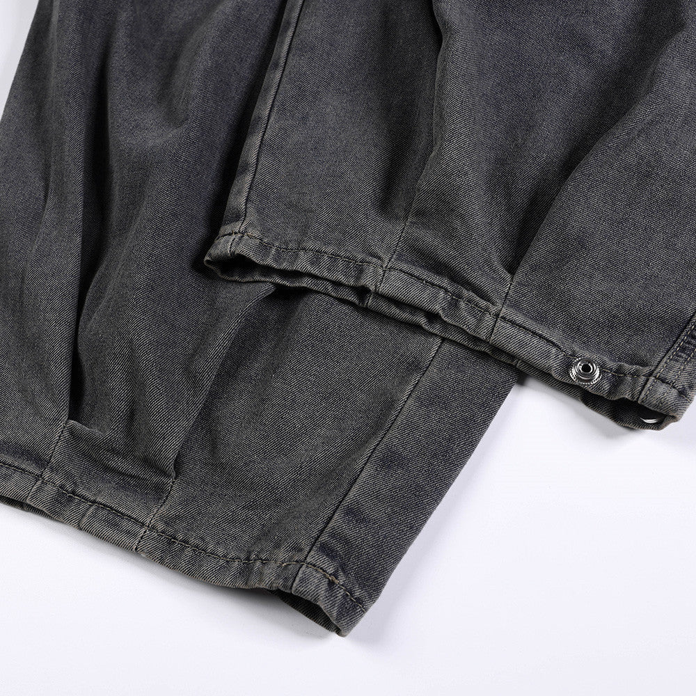 DAXUEN washed dark grey balloon pants