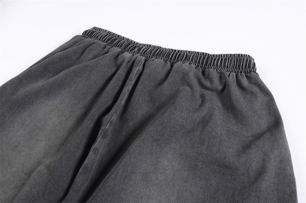 DAXUEN washed dark grey balloon pants