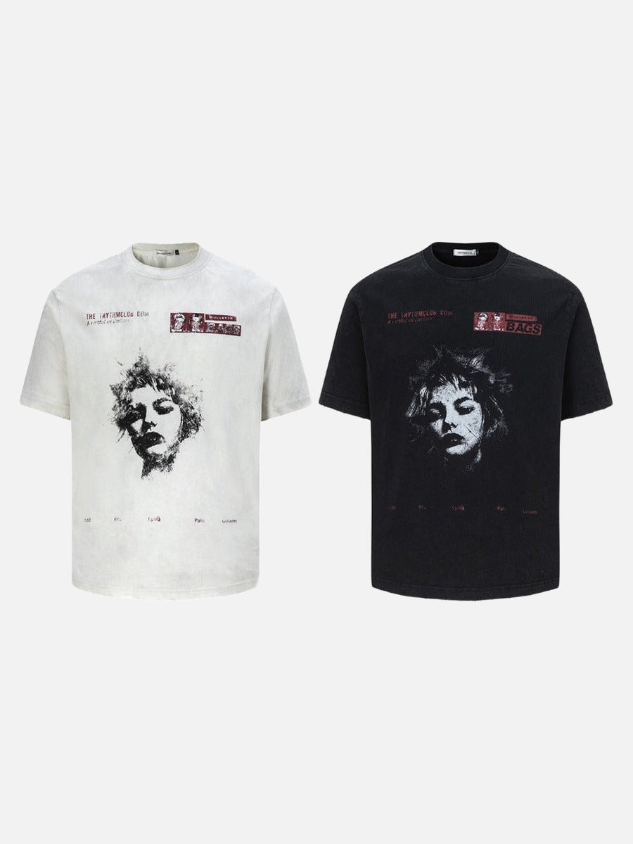 T-shirt graphique inspiré de Wasteland