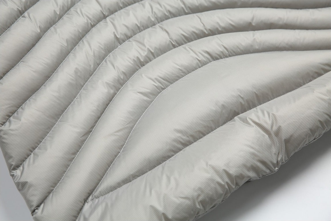 Wavy-Quilted Hooded Puffer Jacket