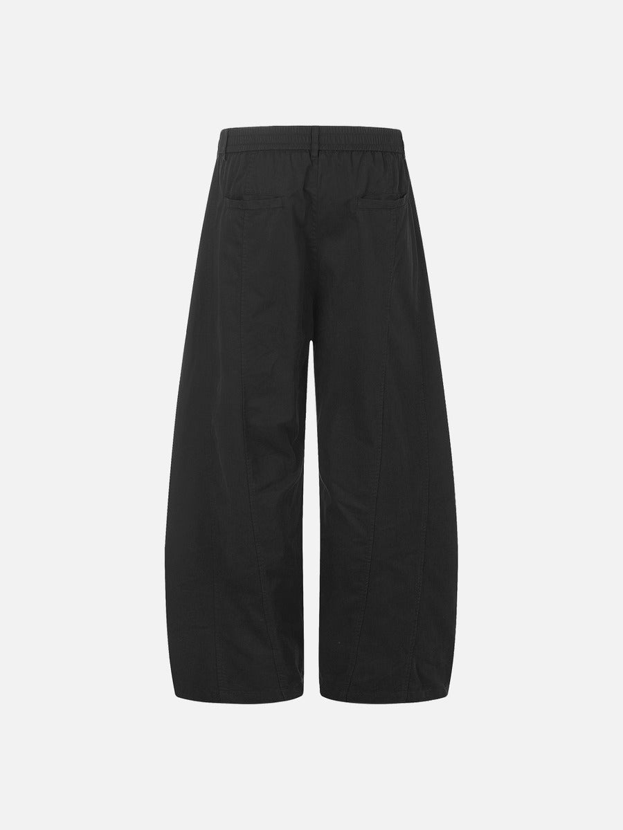 DAXUEN Wide-leg relaxed-fit pants with balloon silhouette