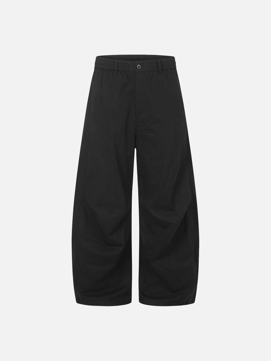 DAXUEN Wide-leg relaxed-fit pants with balloon silhouette
