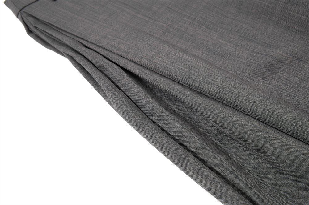 Wide-Leg Black and Grey Trousers