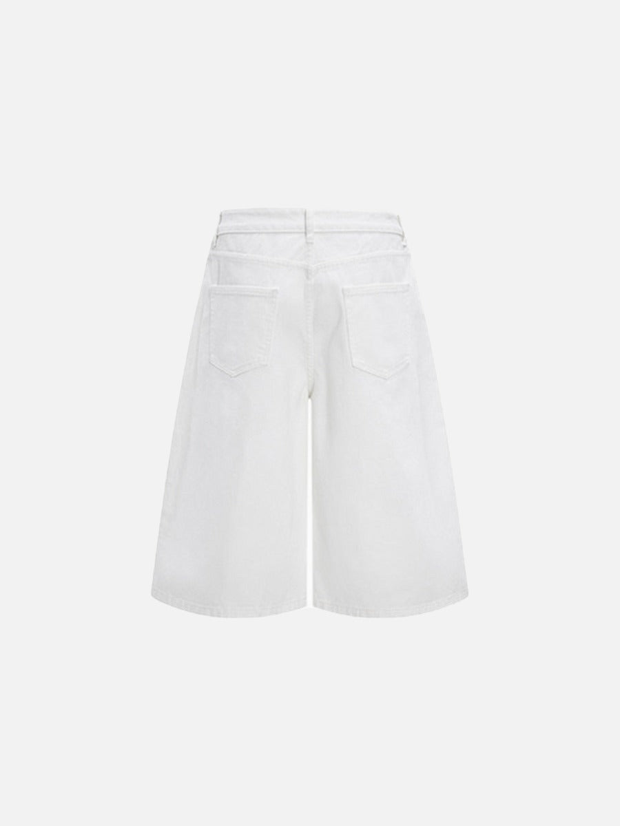 Weit geschnittene Cropped-Hose für Herren
