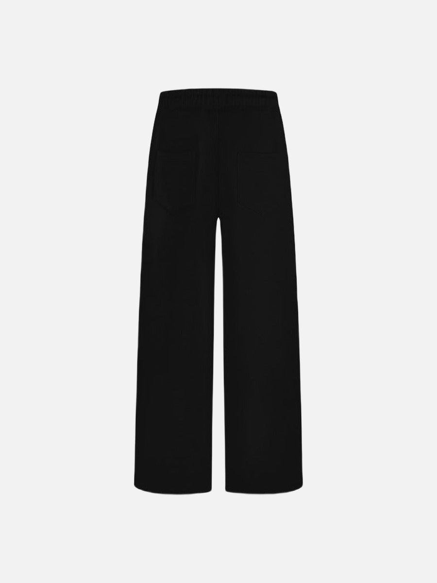Wide-Leg Graphic Sweatpants