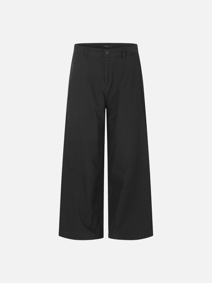 DAXUEN light beige wide-leg trousers
