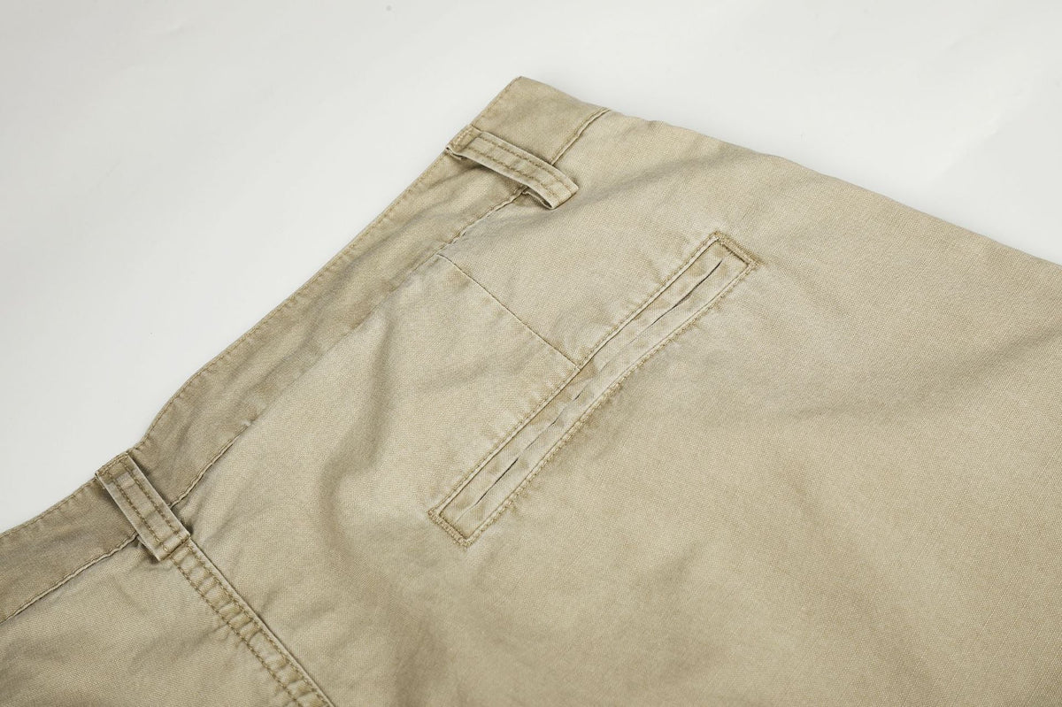 DAXUEN light beige wide-leg trousers