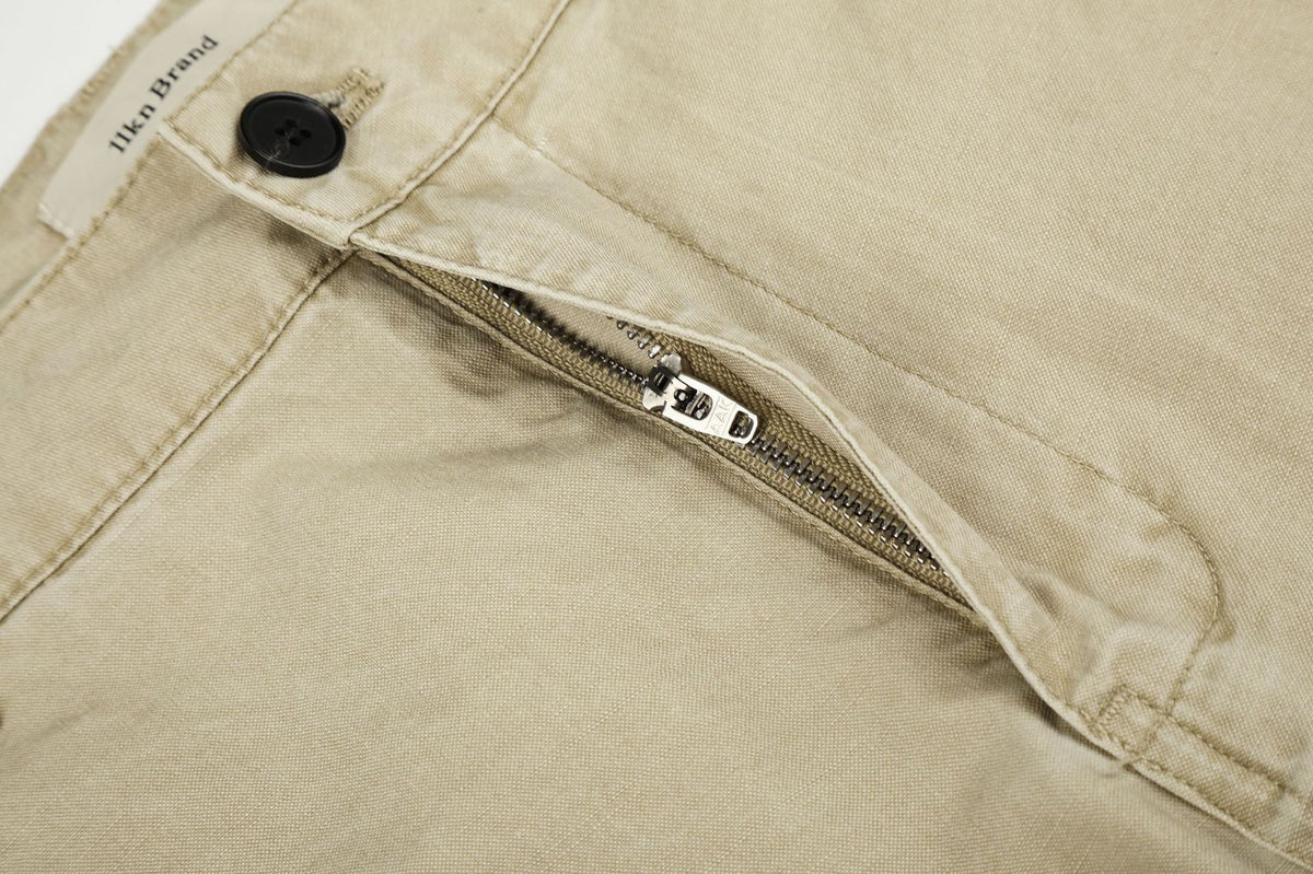 DAXUEN light beige wide-leg trousers