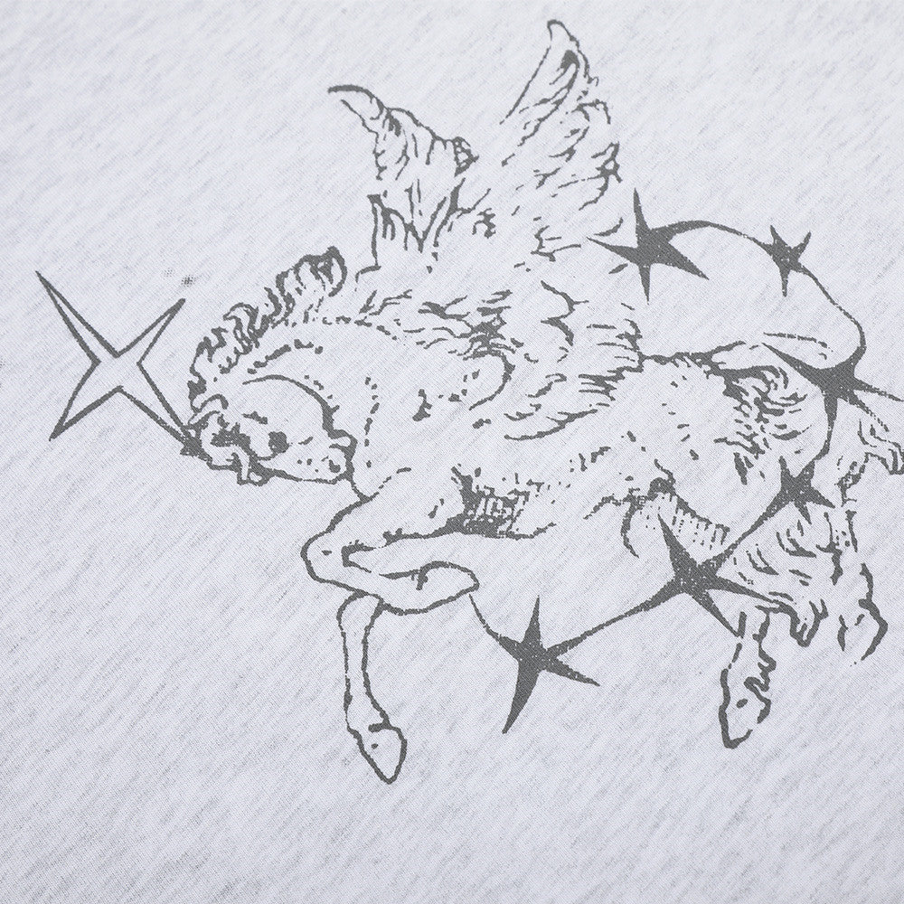 Winged Creature Graphic Long Sleeve T-Shirt