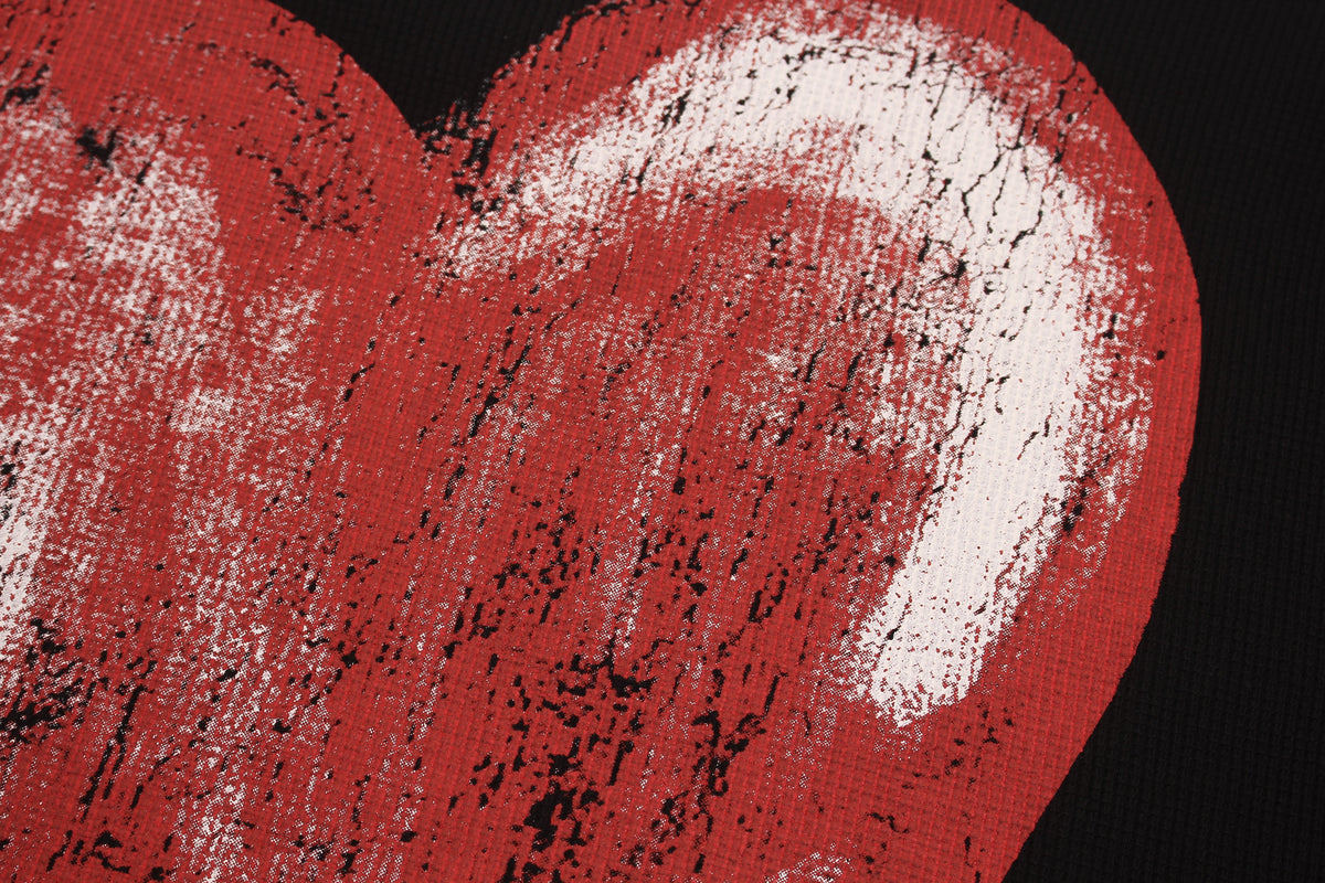 Madxmarx Melted Heart Ribcage Graphic Tee
