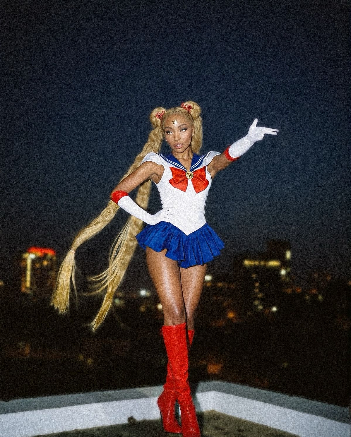 Halloween Sailor-Style Anime Cosplay Costume