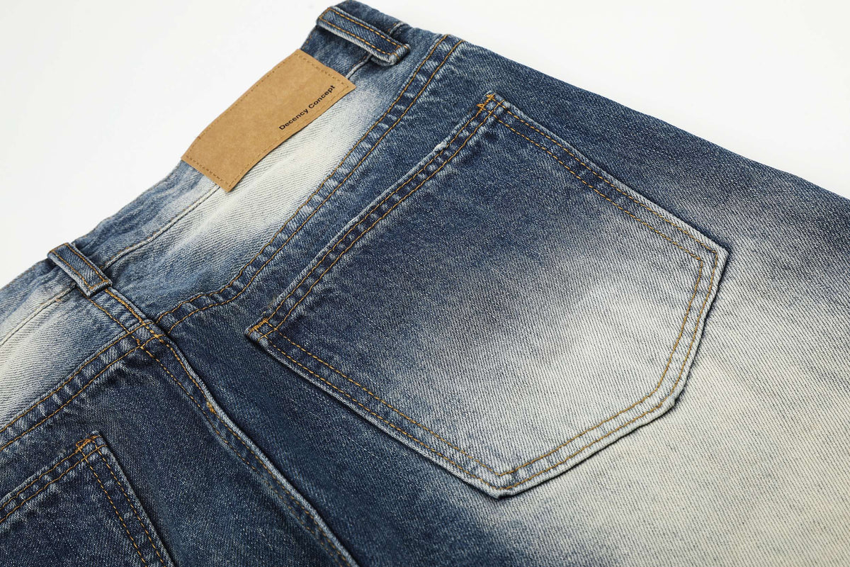 Madxmarx Studded Vintage Wash Jeans