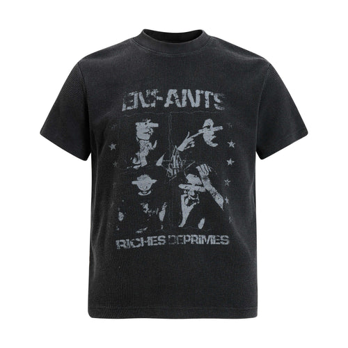 Madxmarx “Camiseta Waffle Vintage Icons” - S / Preto