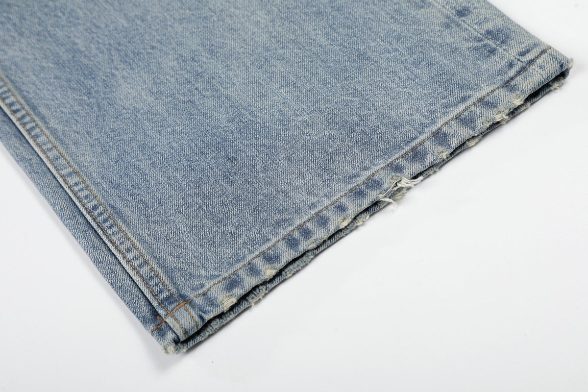 Madxmarx Light Wash Wide-Leg Jeans