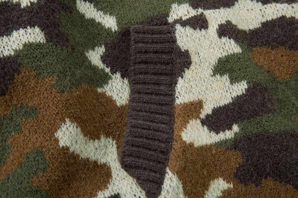 Madxmarx “07 Camo Knit Sweater”