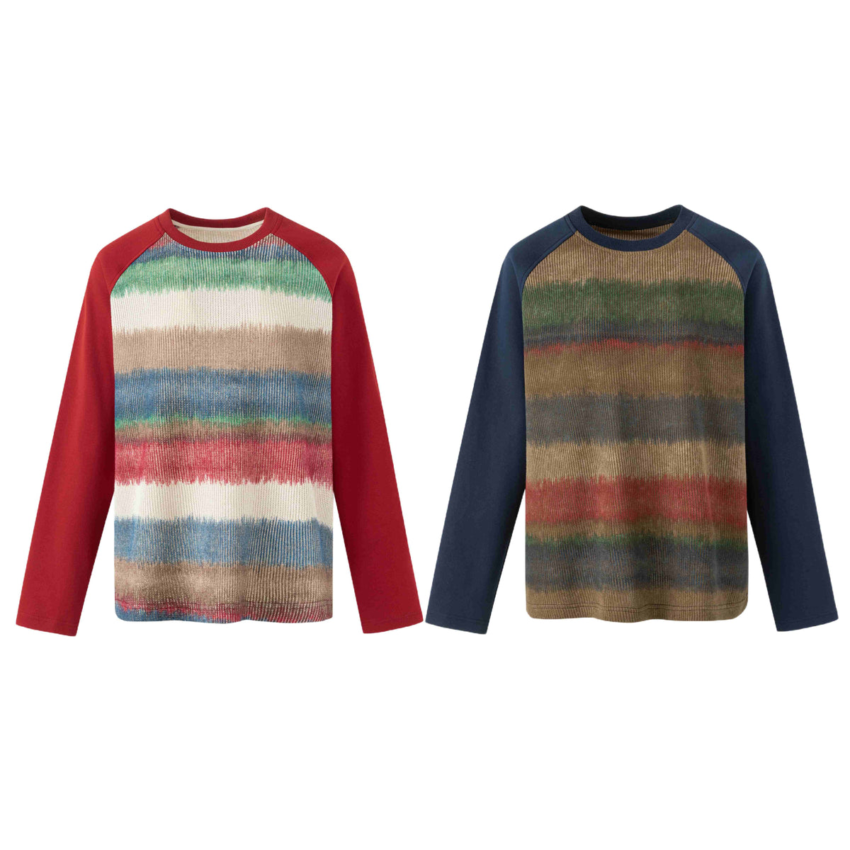 Madxmarx Vintage Stripe Long Sleeve T-Shirt