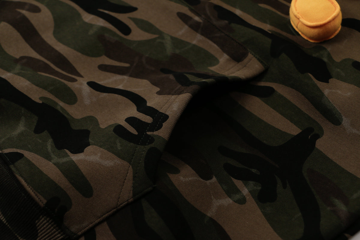 Madxmarx Camo “GO!” Puff Hoodie