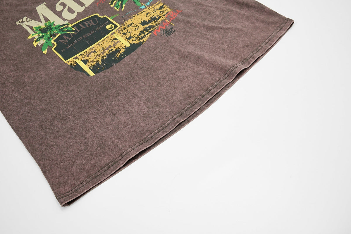 Madxmarx Malibu Washed Raglan Tee