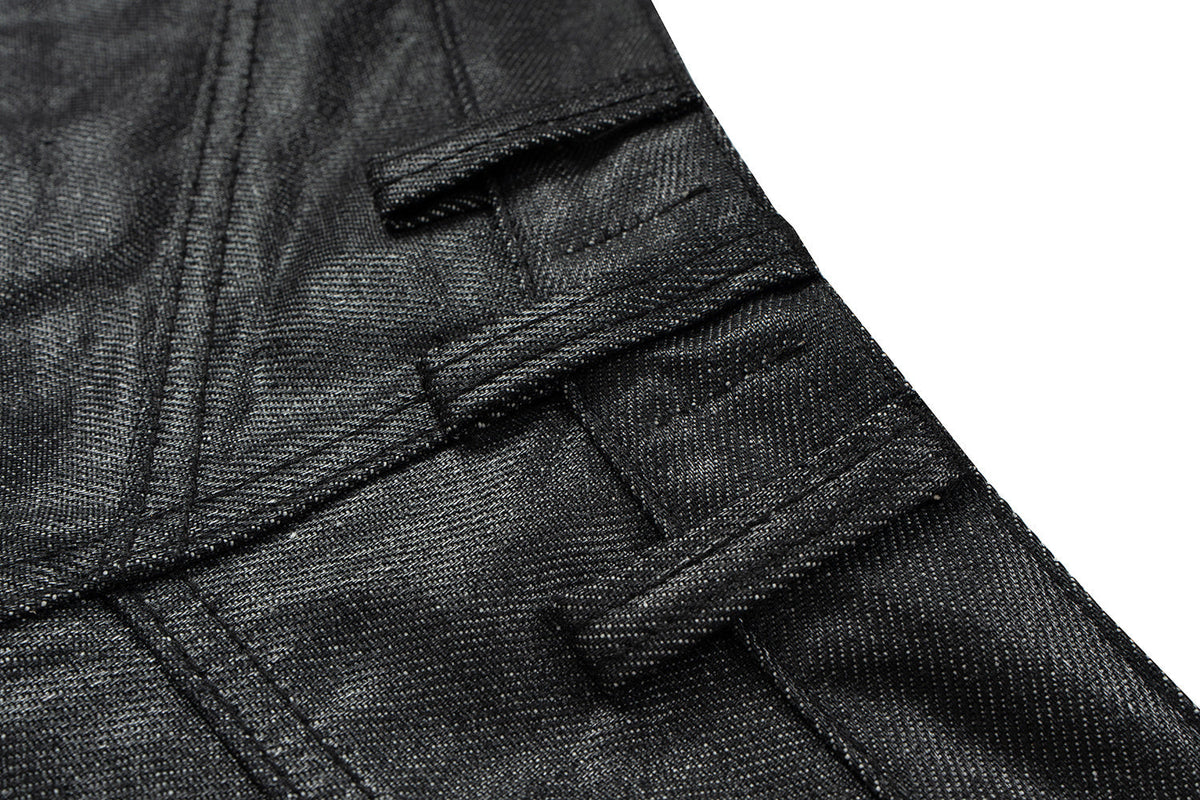 Pantalon en jean double taille Madxmarx