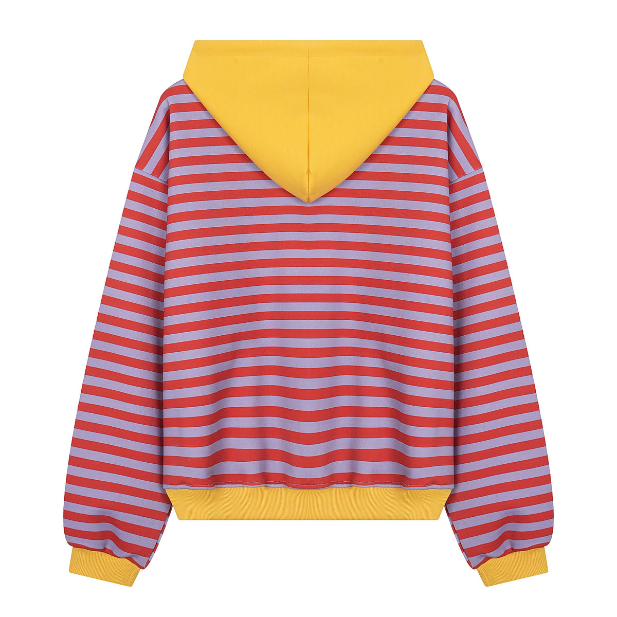 Madxmarx Striped Zip-Up Hoodie