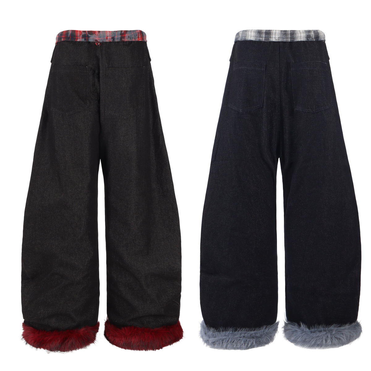 Pantalon fuselé en similicuir doublé de flanelle Madxmarx