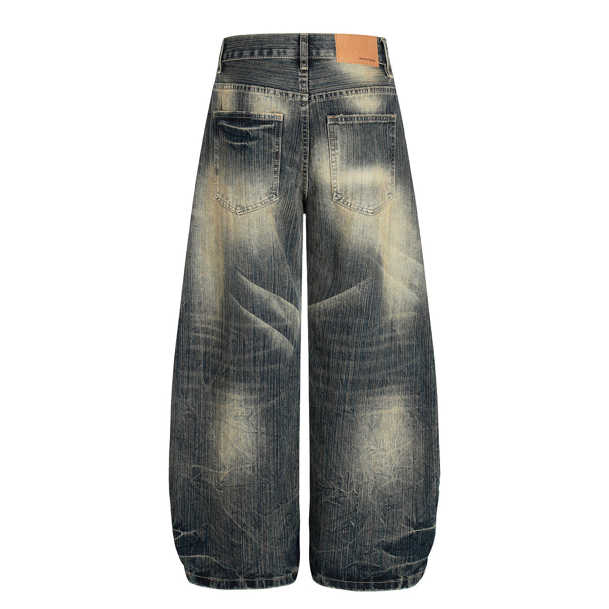 Pantalon en jean ample délavé vintage Madxmarx
