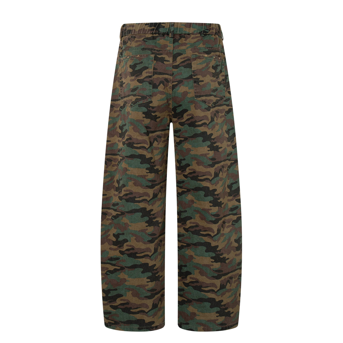 Madxmarx Camo-Stripe-Hose mit weitem Bein