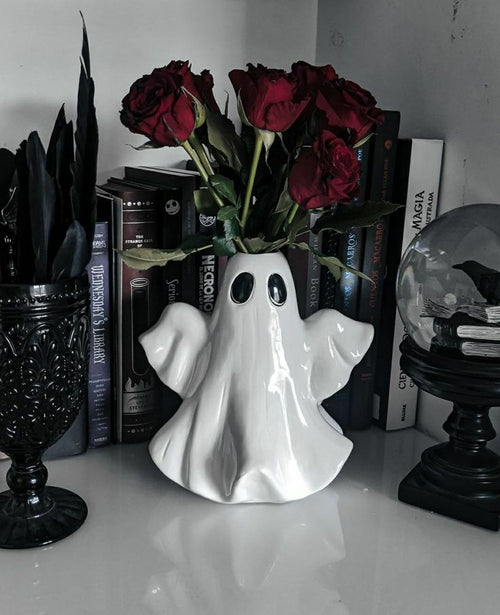 Ceramic Ghost Ashtray – Cute Spooky Halloween Home Decor