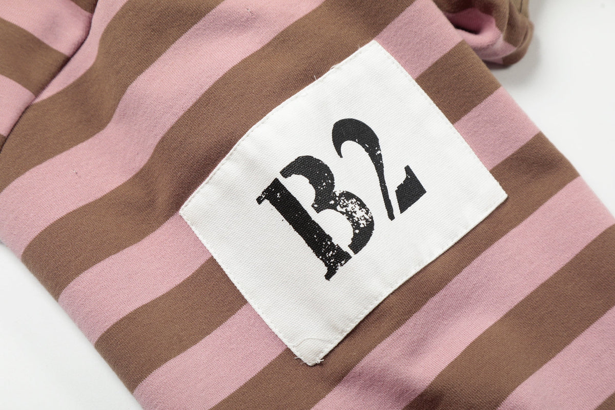 Madxmarx Striped Rugby Hoodie
