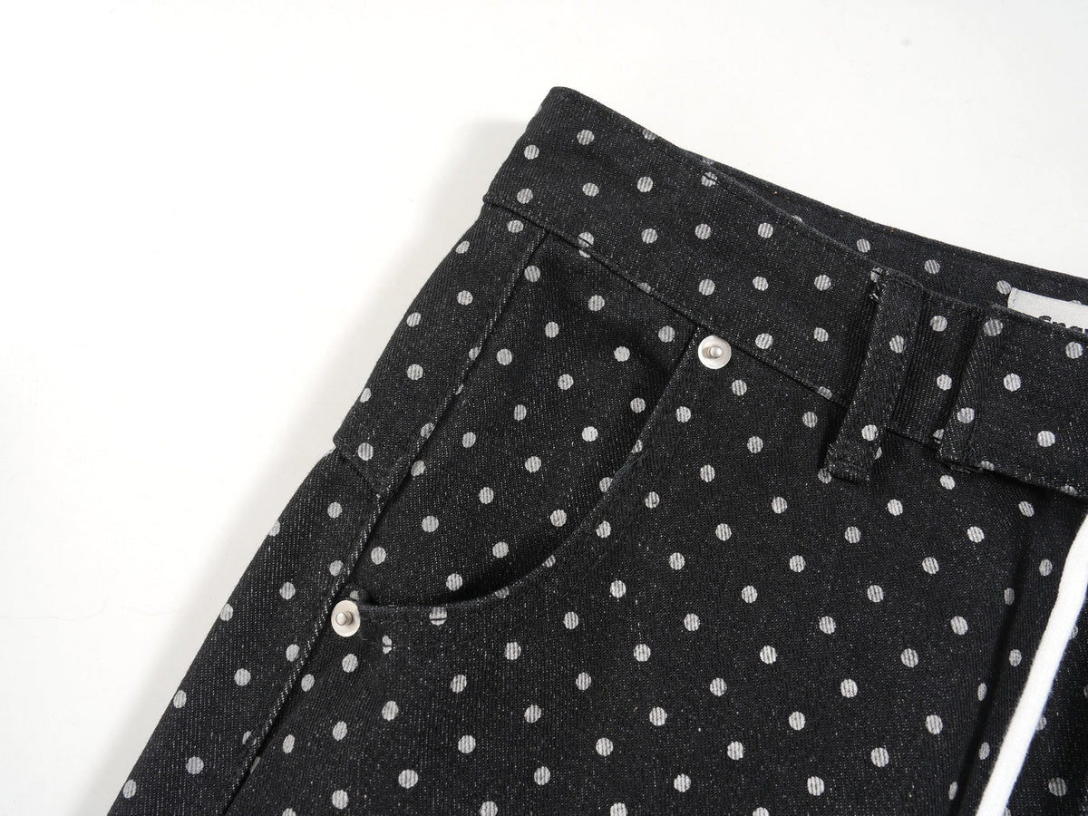 Madxmarx SP2 Polka-Dot Denim Pants