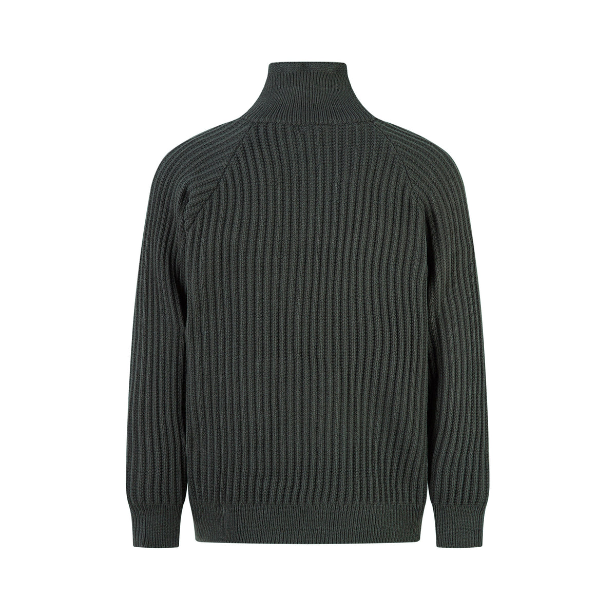 Madxmarx Minimalist Half-Zip Knit Sweater