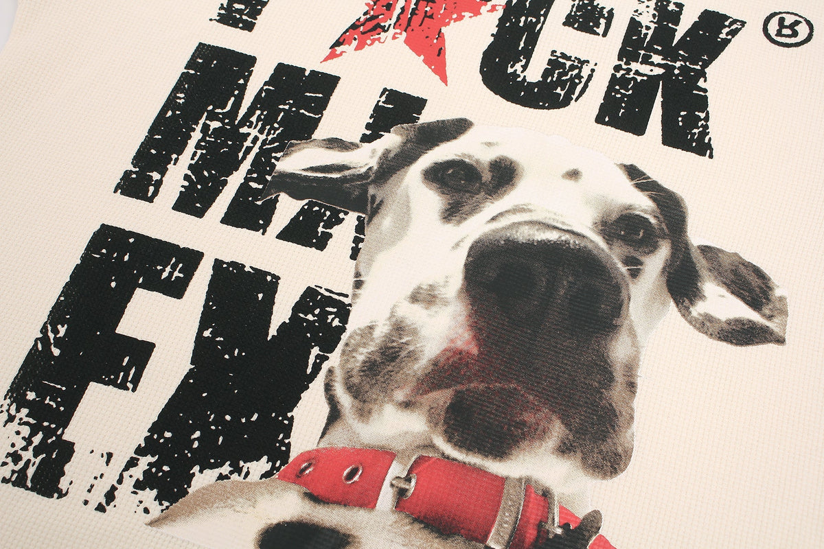 Madxmarx Graphic Dog Print Tee