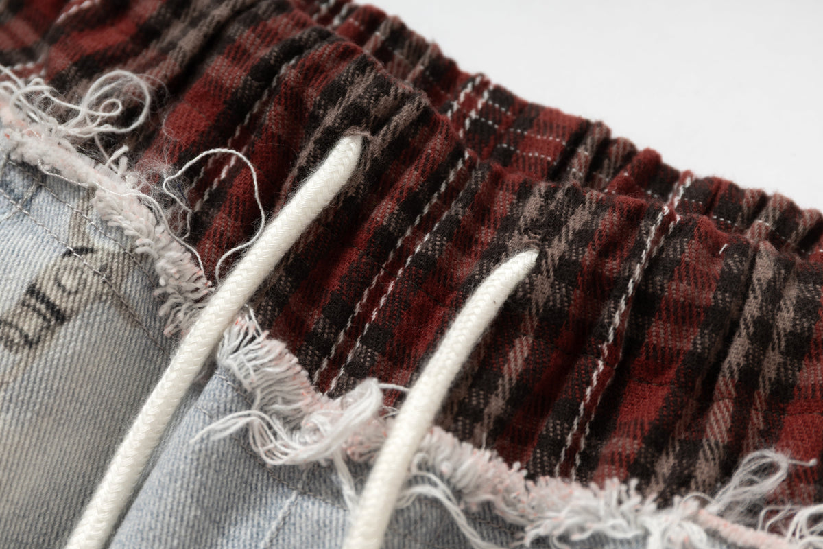 Madxmarx Plüsch-Anhänger aus Used-Look-Denim